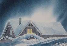 I morgon blir det snö....