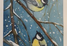 Mörkt och snöigt